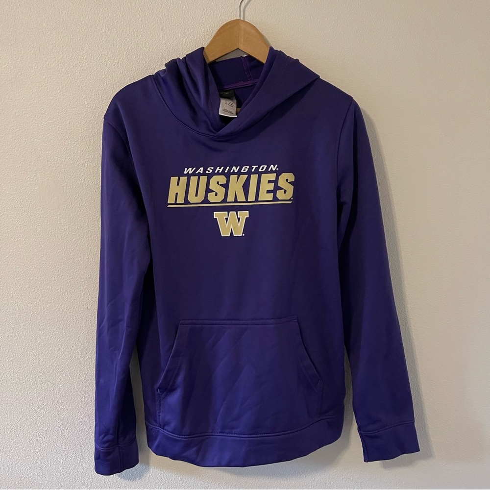 University of Washington Gen 2 Purple Huskies Hoodie Moisture Wicking-XL